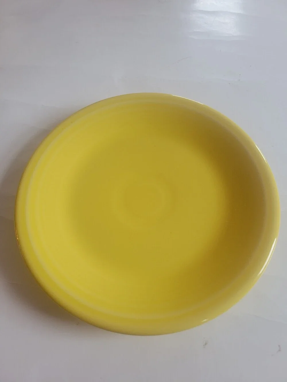 Fiesta Yellow Ceramic Bread Plate